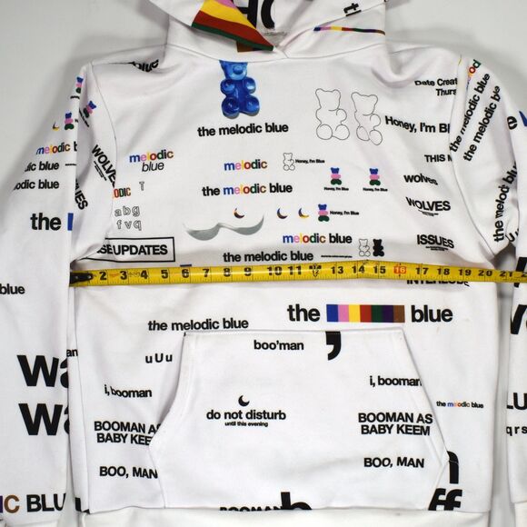 Baby Keem Melodic Blue Tour All Over Print Hoodie - S - Picture 7 of 8